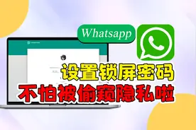 whatsapp网页版设置锁屏密码教学，防止泄露隐私！视频封面