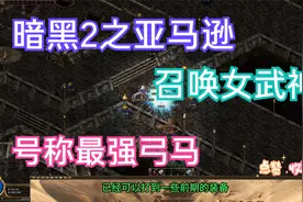 热血传奇：暗黑2亚马逊弓马，号称最强割草职业弓箭系亚马逊养成