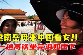 越南岳母来中国看女儿，本以为女儿在受穷，一趟高铁坐完泪如雨下视频封面