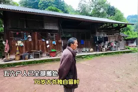 76岁老人留居深山老屋，种地养鸡自得其乐，不问世事与世无争视频封面