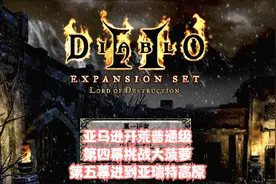 暗黑破坏神2开荒 普通级 亚马逊-7 挑战大菠萝