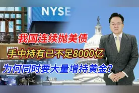 我国连续抛美债，手中持有已不足8000亿，为何同时要大量增持黄金视频封面