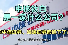 中核钛白是一家什么公司？把中信证券、海通证券都拖下了水！视频封面