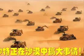 沙漠里的中国工程队！这张沙特阿拉伯的卫星图像震惊了美国科学家视频封面