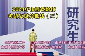 山西院校考研复试分数线（三）视频封面