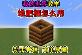 我的世界堆肥桶怎么用？一个视频教会你