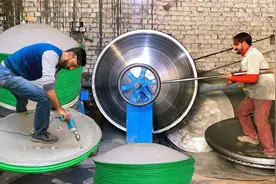 惊人的印度卫星锅量产过程，引进中国技术手工打造，家家户户标配视频封面