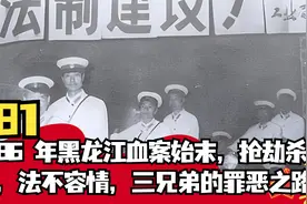 1986 年黑龙江血案始末，抢劫杀人，法不容情，三兄弟的罪恶之路视频封面