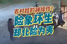 农村娃的神操作！险象环生，却化险为夷！视频封面