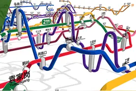 【重庆轨道交通】我画了一张3D立体的重庆轨道交通线路图