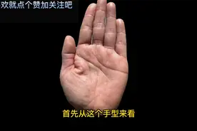 手相这里见 3 条分叉，每 1 条价值千金，传说中的风尾纹！