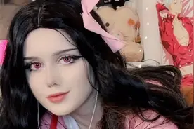 Lei ASMR丨鬼灭之刃祢豆子cos棉棒掏耳助眠