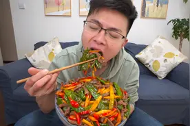 又馋辣椒了，网购点湖南樟树港辣椒和黄贡椒，一顿吃爽了视频封面