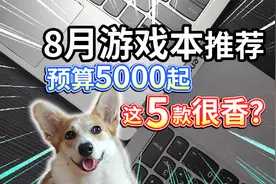 【8月游戏本推荐】RTX4060显卡，预算5000起，这5款很香？视频封面