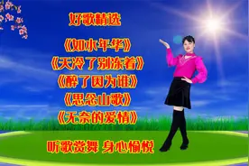 《如水年华》《天冷了别冻着》《醉了因为谁》《无奈的爱情》