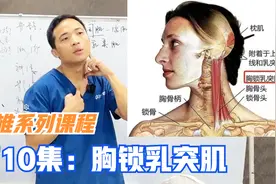 胸锁乳突肌在胸骨，锁骨，乳突3个地方附着，头部所有功能都有它