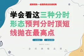 学会看这3种分时形态 预判分时顶 短线抛在最高点