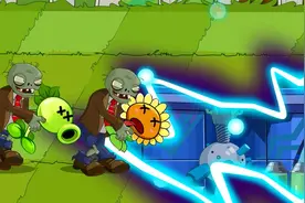 植物大战僵尸动画：僵尸穿越空间偷走植物，小女孩能救出它们吗？