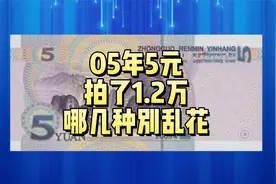拍了1.2万！05年5元纸币，哪几种别乱花视频封面