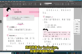 自动拼音 for indesign,批量拼音替换功能