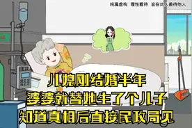 儿媳刚结婚半年，婆婆就替她生了个儿子，知道真相后直接民政局见视频封面