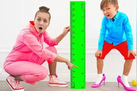 搞笑萌娃：游乐园的设施对身高有限制，机智的塞尼亚该如何应对？