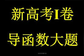 24年新高考1卷导函数大题详解视频封面