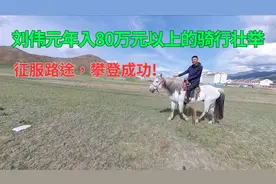 刘伟元年入80万元以上的骑行壮举!征服路途，攀登成功!视频封面