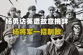 79年杨勇将军访英，英国故意在蛋糕上插国民党旗，杨将军一招制敌视频封面