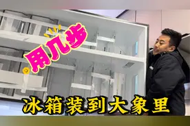 极限挑战冰箱如何跨越门套，分几步安全挪到阳台，满足业主需求视频封面