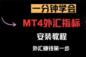 1分钟学会外汇MT4指标安装