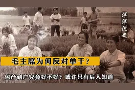 毛主席为何反对单干？包产到户究竟好不好？或许只有后人知道视频封面