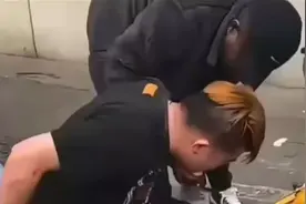 33. 男子制服辱骂中国的老外事后竟被倒打一耙#影视剪辑视频封面