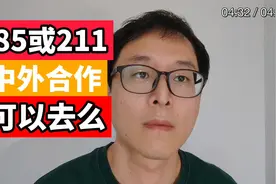 国内985,211的中外合作办学项目：可以选择么？有没有坑？视频封面