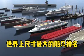 世界上尺寸最大的船只排名，不同轮船邮轮大小比较视频封面
