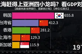 上海赶得上亚洲四小龙吗？看GDP对比，上海发展速度！视频封面