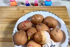 别人做的小熊蛋包我做的熊孩子饭蛋包饭！