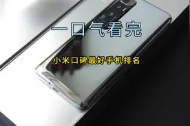 一口气看完小米口碑最好手机排名，第一名人类还不知道它极限在哪