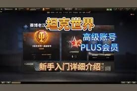 【坦克世界新手攻略】高级账号与PLUS会员#坦克世界龙年行大运视频封面