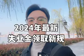 2024年失业保险金领取完整新规视频封面