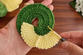 3D玫瑰花一体成型钩织方法，别样的钩织教程视频封面