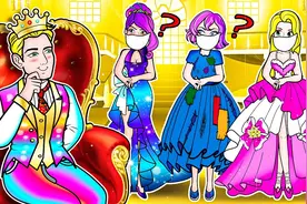 纸娃娃动画：长发灰姑娘的魔法手套，换装粉红蝴蝶公主裙成功逆袭视频封面