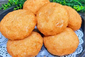 油炸糕好吃和面是关键，外酥里糯，个个起泡不爆裂，比买的还好吃视频封面
