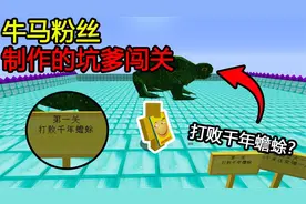 我的世界：第一关打败千年蟾蜍？这不是癞蛤蟆么！
