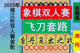 全球象棋双人赛：唐丹谢靖大战赵鑫鑫朗祺琪，超级丹复出第一战！视频封面