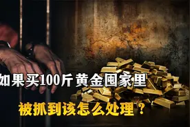 如果在家里囤100斤黄金，被抓会有什么后果？真实案件！视频封面