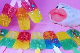 二次元美食，今天吃彩色小雪糕，原来是软糖视频封面