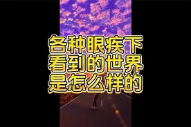 不同的眼疾看到的世界是怎么样的？ 这期给你们直观感受一下视频封面