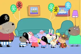 小猪佩奇：狗爷爷担任海盗，总说些奇怪的话，苏西都听不懂了