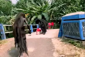 原始野人太猖狂，竟然敢到村里来抓小孩，现代人都不敢视频封面